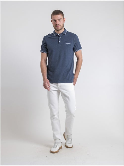 Polo manches courtes pur coton pigustave - Kiabi