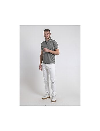 Polo manches courtes pur coton pouleni