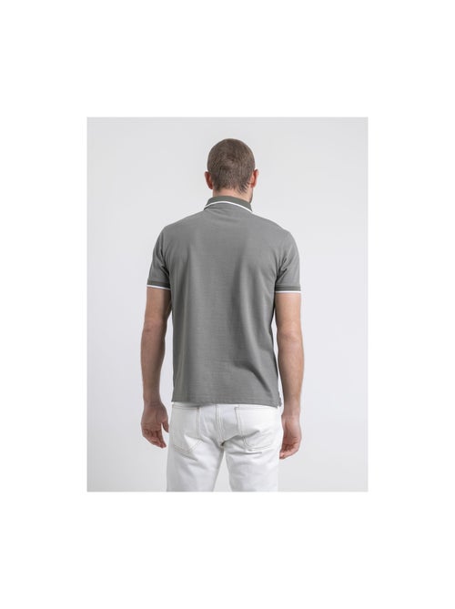 Polo manches courtes pur coton pouleni - Kiabi