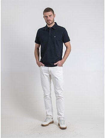 Polo manches courtes pur coton pouloan