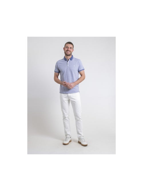 Polo manches courtes pur coton pouloris - Kiabi