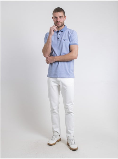 Polo manches courtes pur coton poulouka - Kiabi