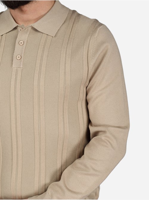 Polo manches longues - Frilivin - Kiabi Polo manches longues - Frilivin - Kiabi