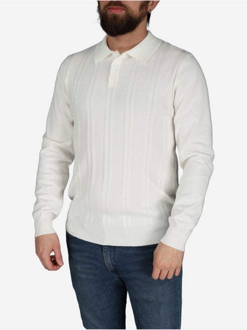 Polo manches longues - Frilivin - Kiabi Polo manches longues - Frilivin - Kiabi