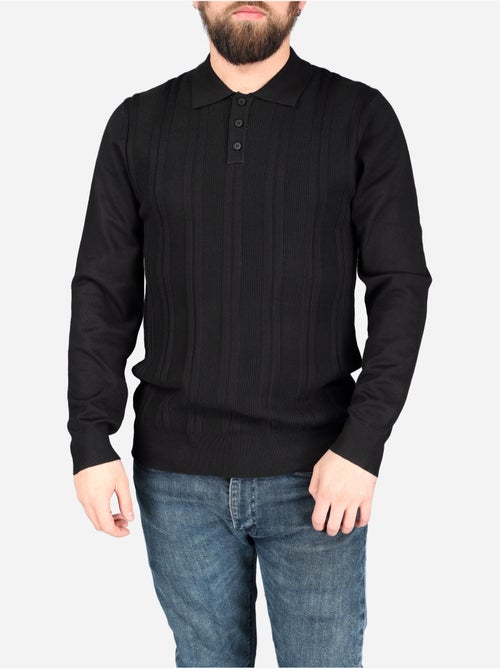 Polo manches longues - Frilivin - Kiabi Polo manches longues - Frilivin - Kiabi