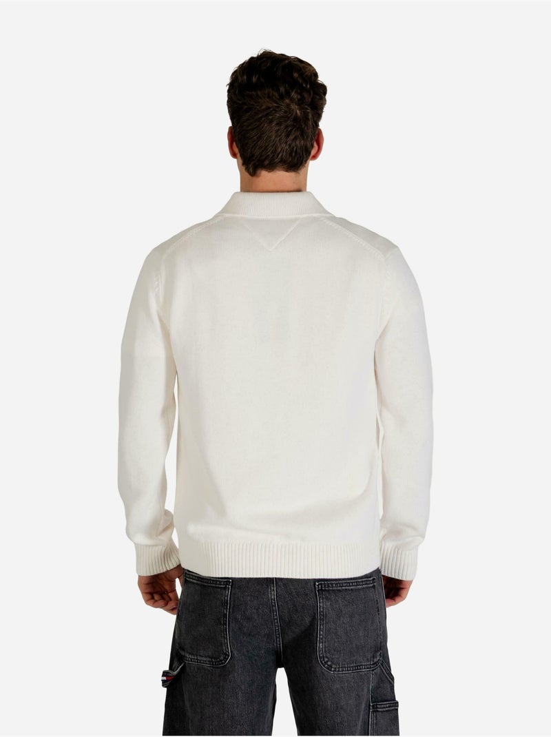 Polo manches longues - Tommy jeans Blanc - Kiabi