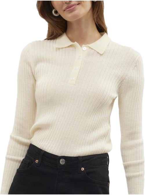 Polo Manches Longues Femme Vero Moda - Kiabi Polo Manches Longues Femme Vero Moda - Kiabi