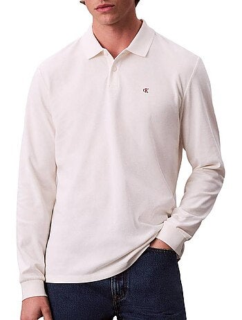 Polo manches longues homme calvin klein
