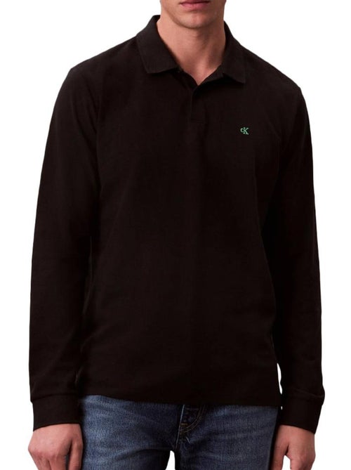Polo Manches longues Homme Calvin Klein Casual Pique - Kiabi
