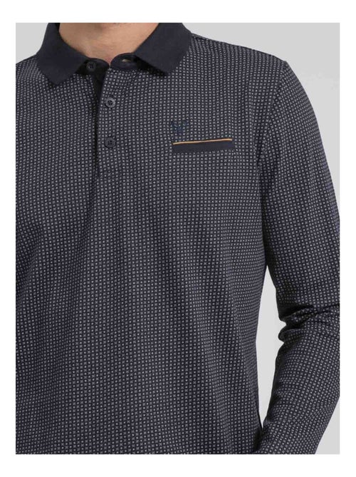 Polo manches longues motifs pur coton poxero - Kiabi Polo manches longues motifs pur coton poxero - Kiabi