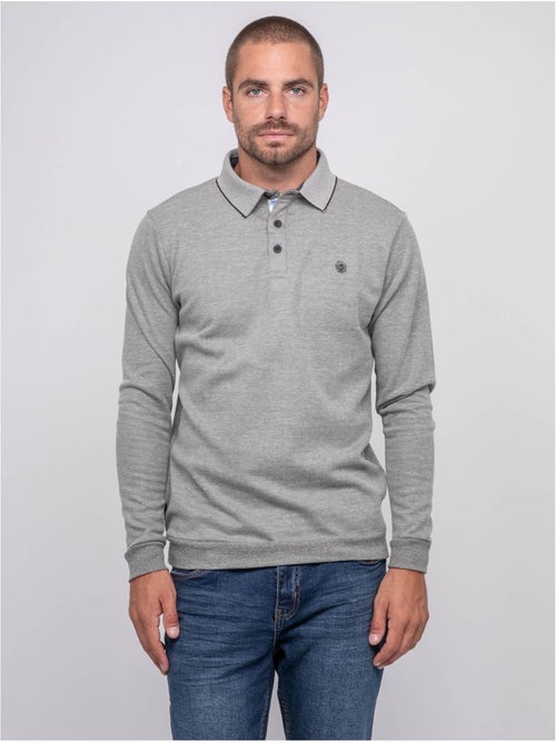 Polo manches longues pilocook - Kiabi