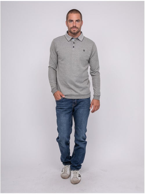 Polo manches longues pilocook - Kiabi