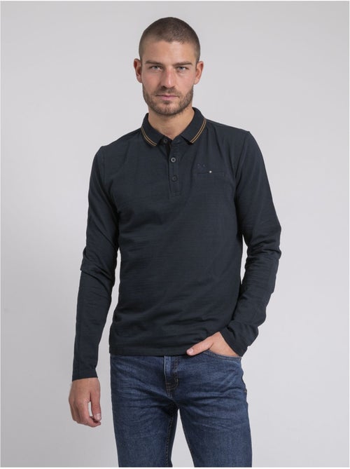 Polo manches longues pomafix - Kiabi