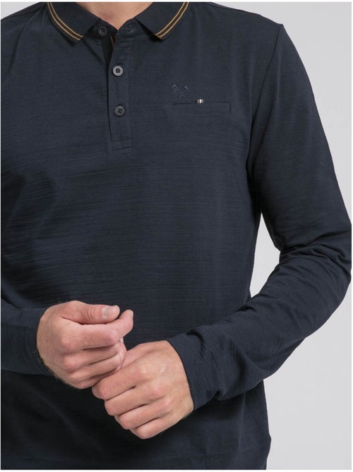 Polo manches longues pomafix - Kiabi