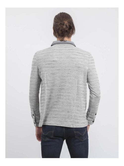 Polo manches longues pur coton plamoto - Kiabi Polo manches longues pur coton plamoto - Kiabi