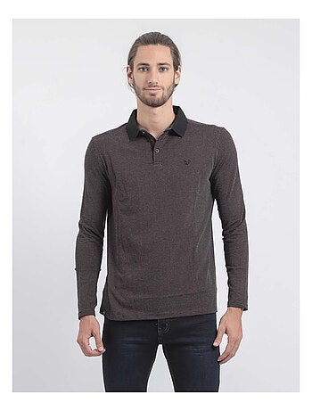Polo manches longues pur coton pralong