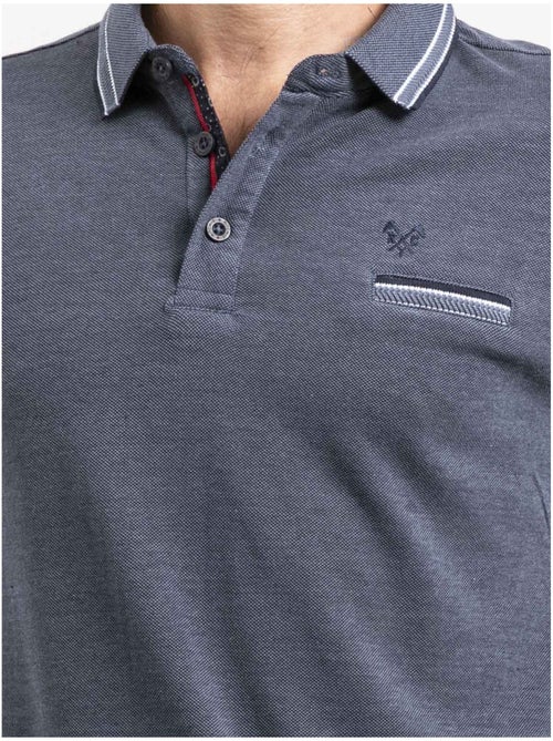 Polo manches longues pur coton pylone - Kiabi Polo manches longues pur coton pylone - Kiabi