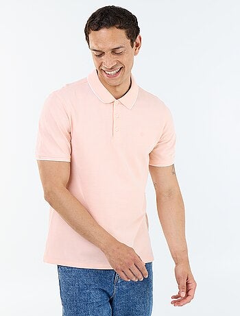 Polo met borduursel op de borst