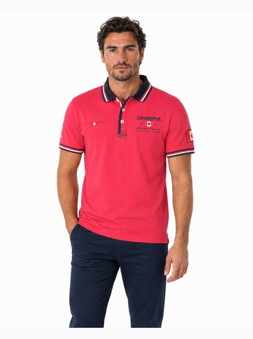 Polo met contraststrepen konbustybleak – canadian peak - Kiabi