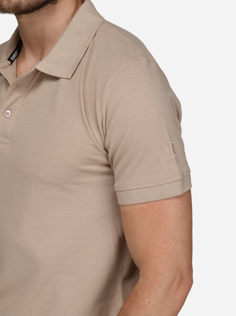 Polo met korte mouwen - Torrente Beige - Kiabi