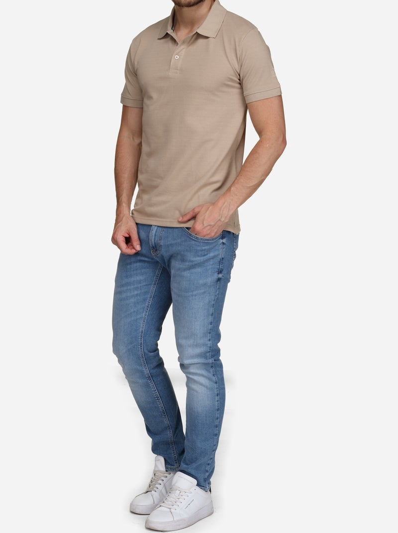 Polo met korte mouwen - Torrente Beige - Kiabi
