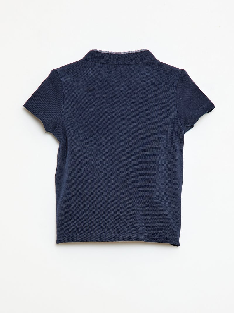 Polo met korte mouwen Blauw - Kiabi