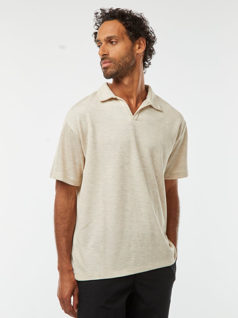 Polo met korte mouwen Grijs - Kiabi
