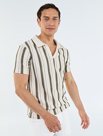 Polo met korte mouwen van jerseytricot