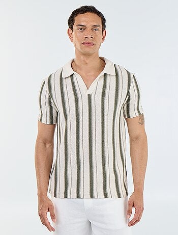 Polo met korte mouwen van jerseytricot