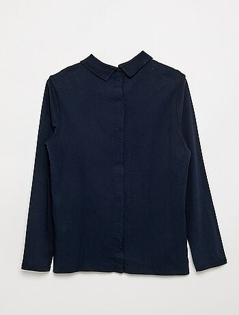 Polo met lange mouwen - makkelijk aan te trekken collectie