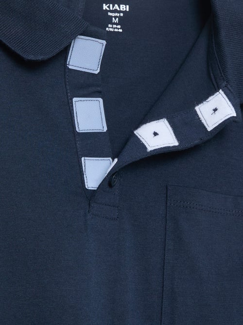 Polo met lange mouwen - makkelijk aan te trekken collectie - Kiabi