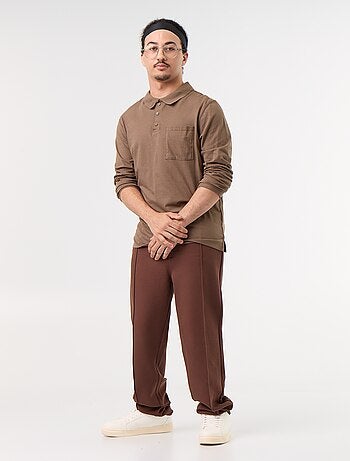 Polo met lange mouwen - makkelijk aan te trekken collectie