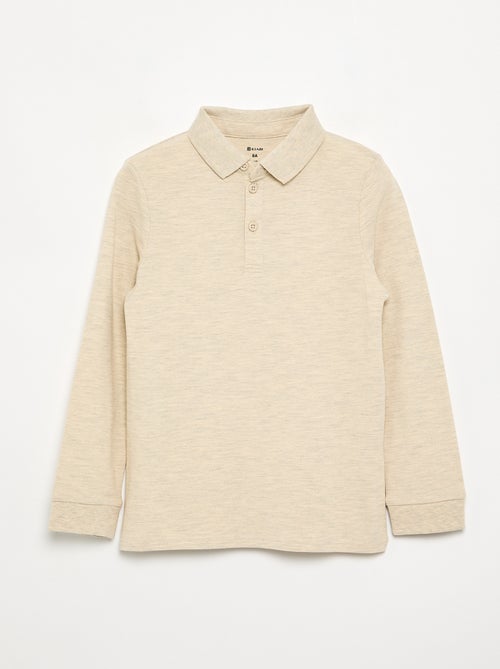 Polo met lange mouwen - Kiabi