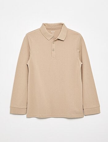 Polo met lange mouwen