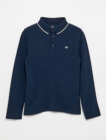 Polo met lange mouwen