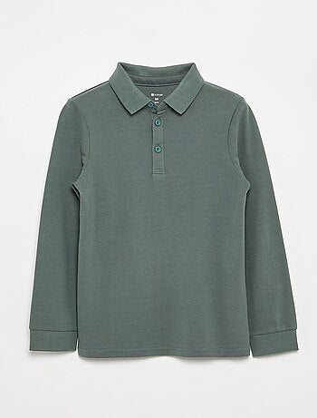 Polo met lange mouwen