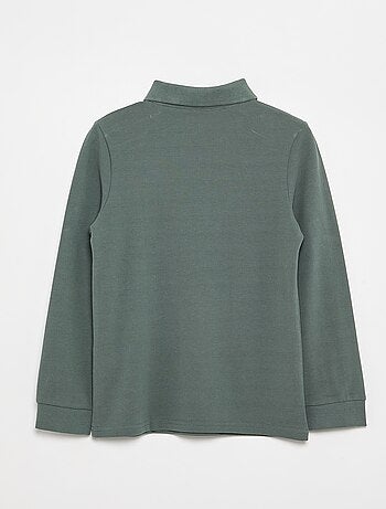 Polo met lange mouwen