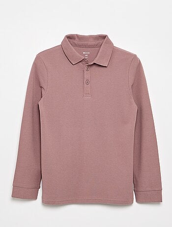 Polo met lange mouwen