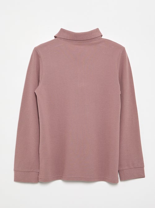 Polo met lange mouwen - Kiabi