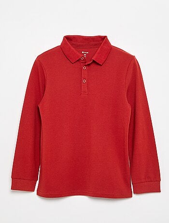 Polo met lange mouwen