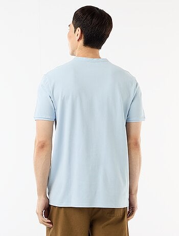 Poloshirt met mao-kraag