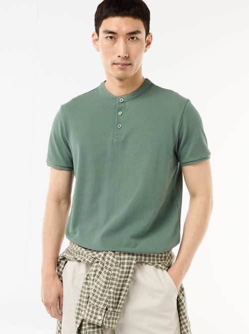 Polo met mao-kraag - Kiabi