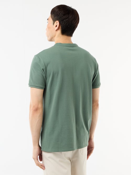 Polo met mao-kraag - Kiabi