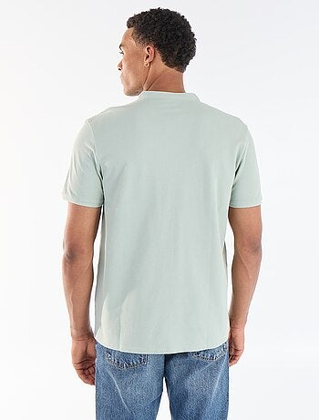 Poloshirt met mao-kraag