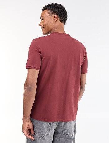 Poloshirt met mao-kraag
