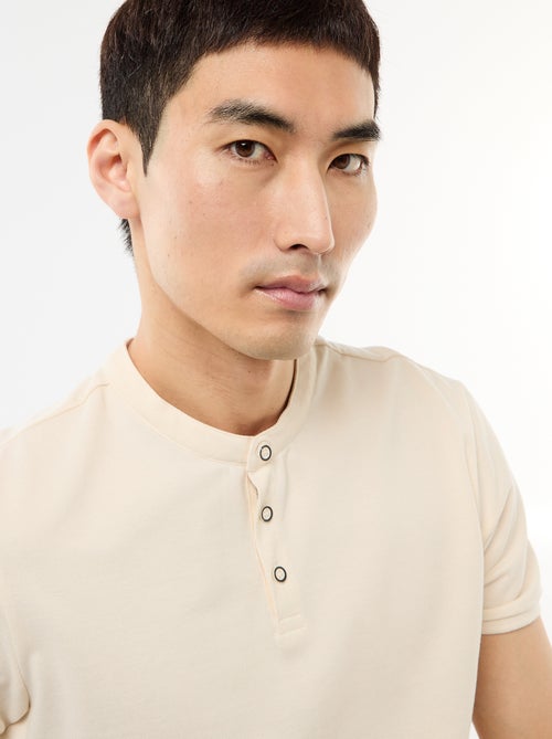 Polo met mao-kraag - Kiabi