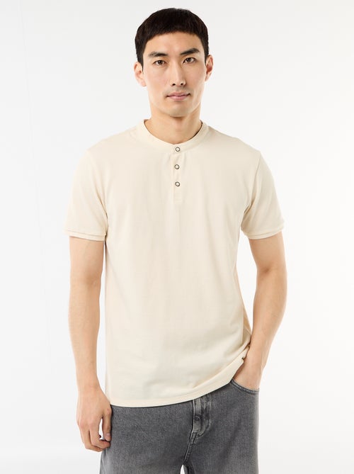 Polo met mao-kraag - Kiabi