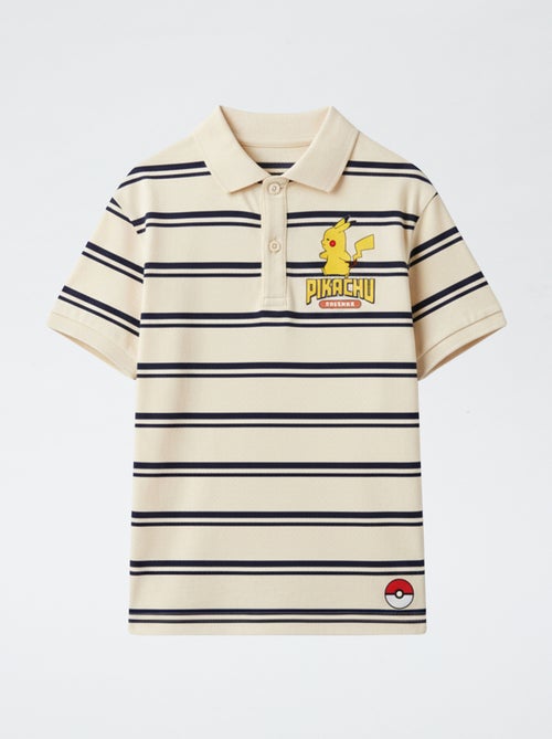 Polo met 'Pokémon'-print van katoenjersey - Kiabi