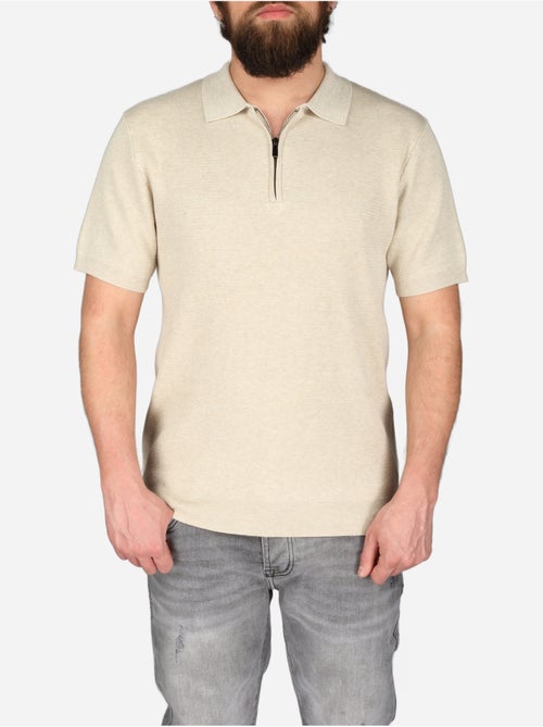 Polo met ritskraag - Frilivin - Kiabi