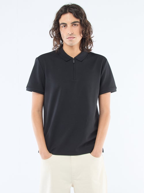 Polo met ritskraag - Kiabi